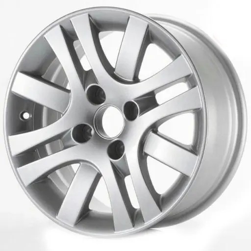 رینگ اسپرت صلیبی نیریز سایز 15 نقره ای تک عددی