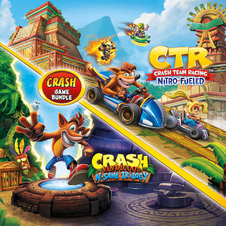 اکانت قانونی باندل Crash Bandicoot™ Bundle – N. Sane Trilogy + CTR Nitro-Fueled برای پلی استیشن