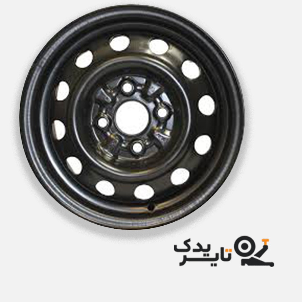 رینگ تیبا و ریو | رینگ ۱۳ آهنی فابریک خودروهای تیبا و ریو – تایر یدک
