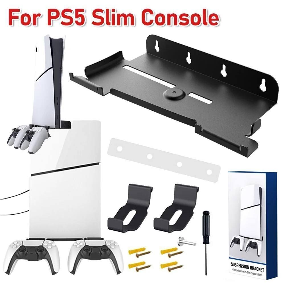 براکت دیواری به همراه براکت دسته pgtech مخصوص ps5 slim اصلی