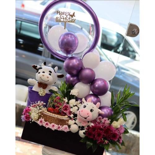 ارسال دسته گل برای 9 ماهگی نوزاد دوقلو 4742
