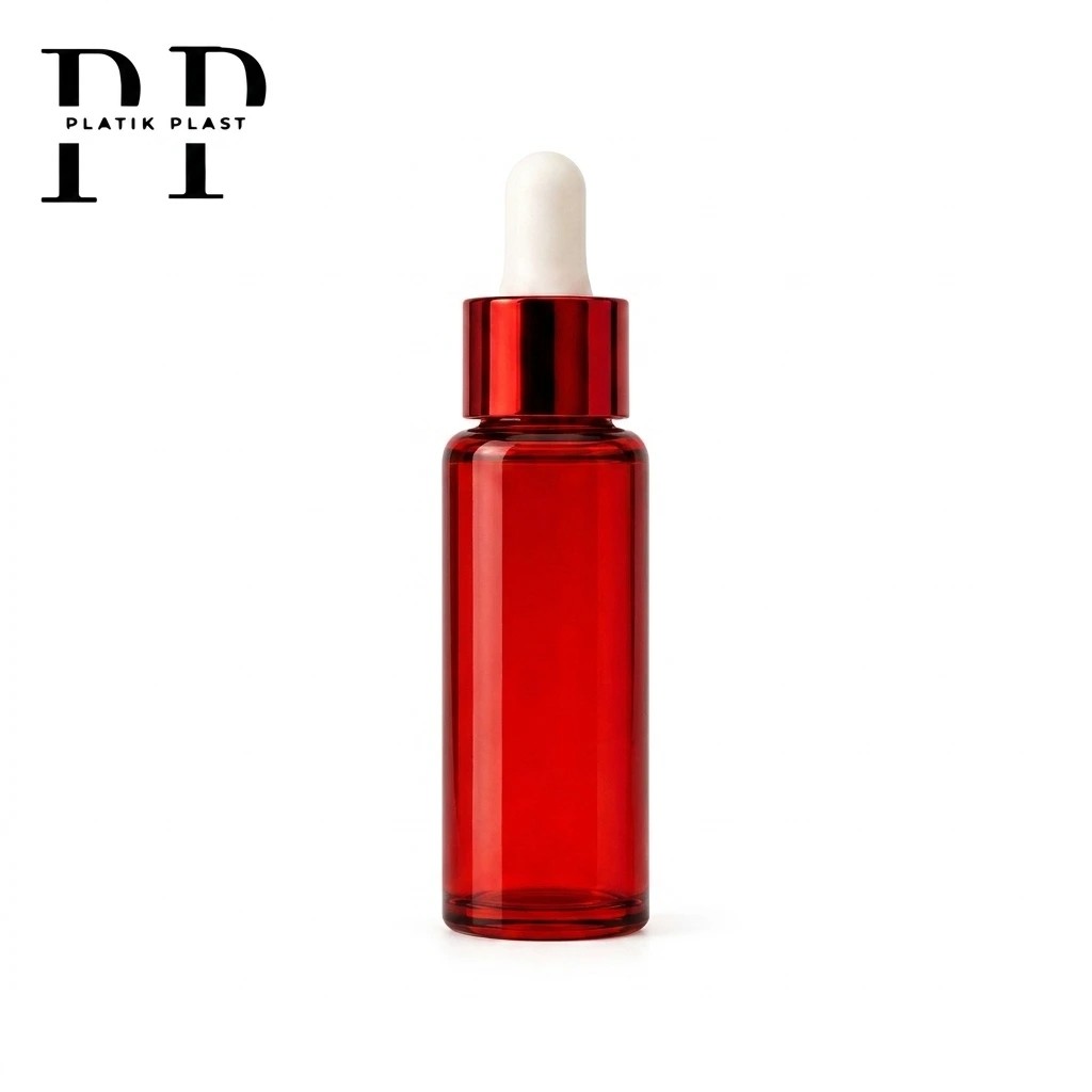 شیشه قطره چکان 30ml قرمز