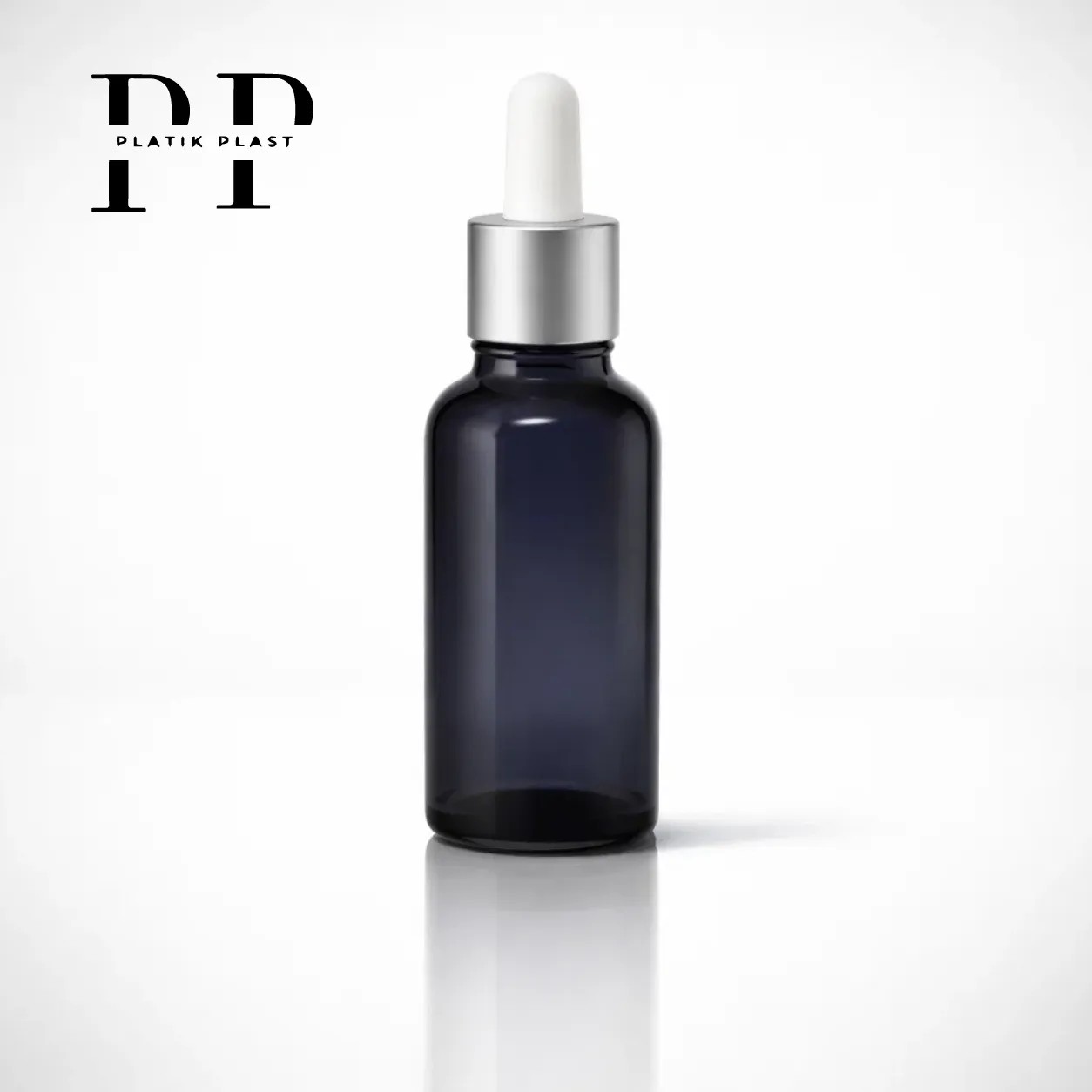 شیشه قطره چکان 30ml دودی کروم