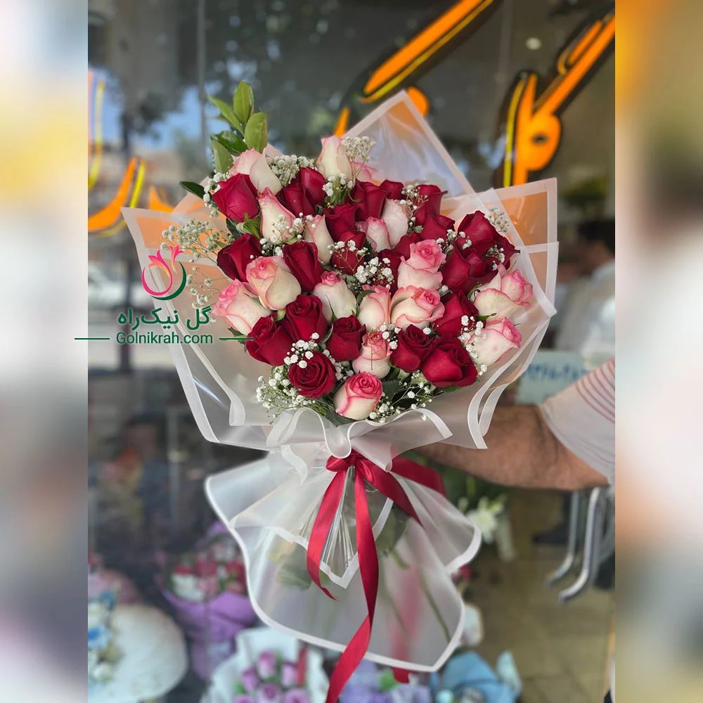 دسته گل شیشه‌ای