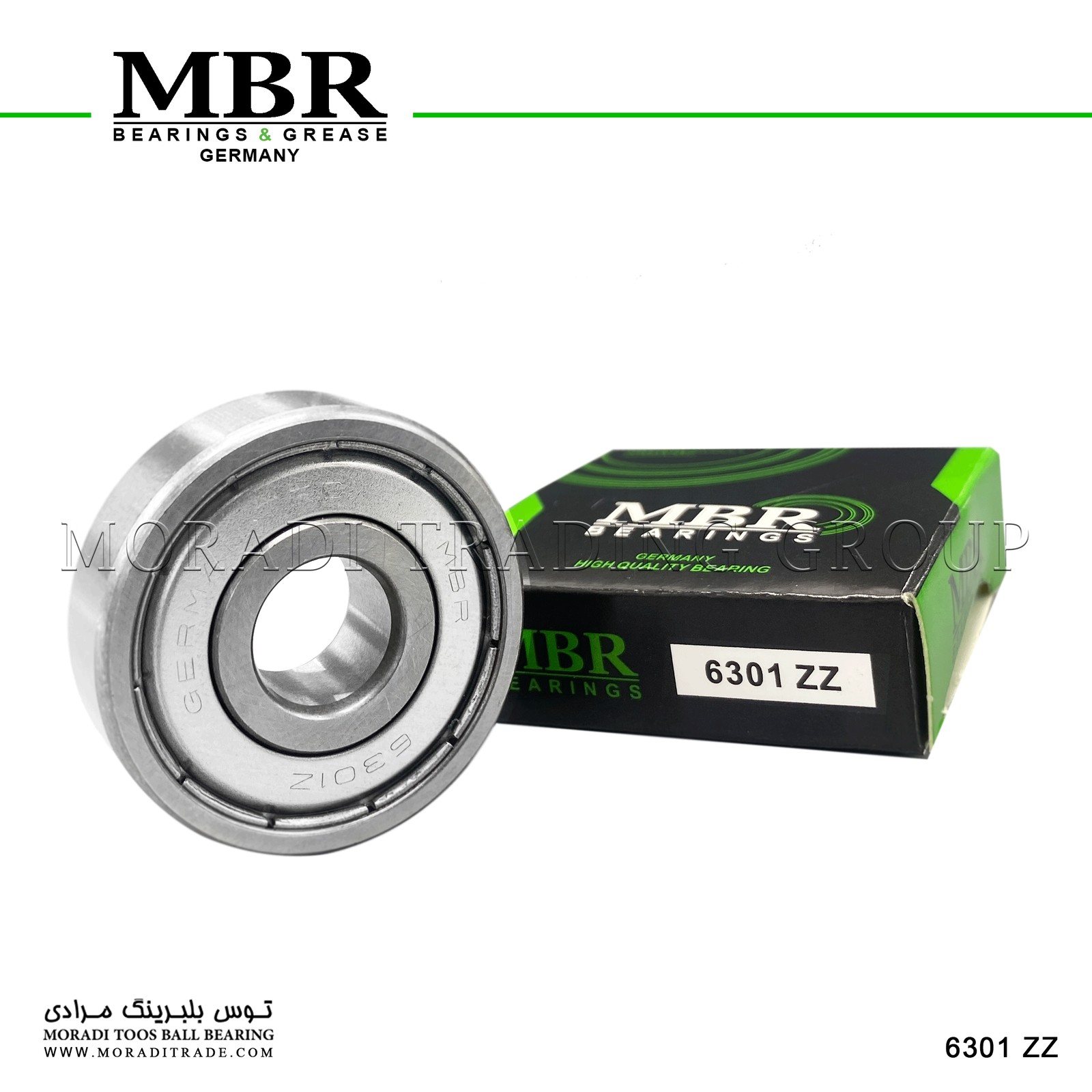 بلبرینگ ZZ 6301 برند MBR