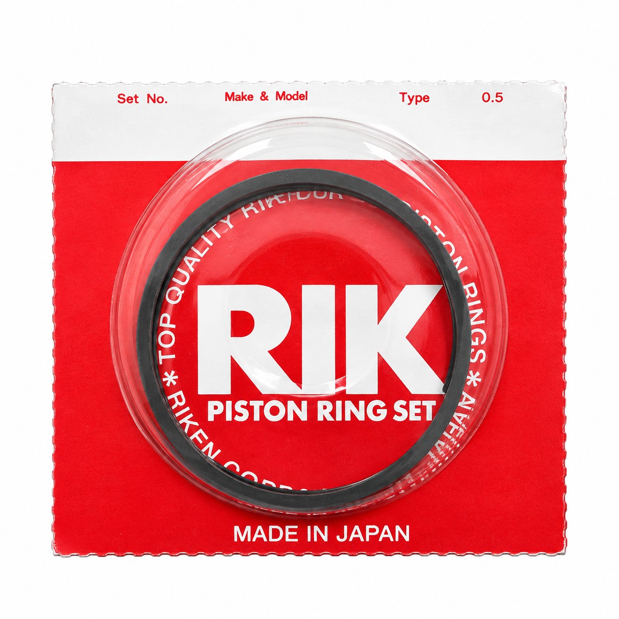 رینگ تک پیستون موتورسیکلت یاماها 80شماره 75ژاپن RIK
