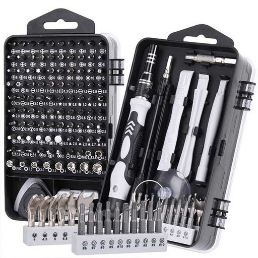 ست کامل سرپیچگوشتی و لوازم موبایلی 138 عددی MASTER TOOLS