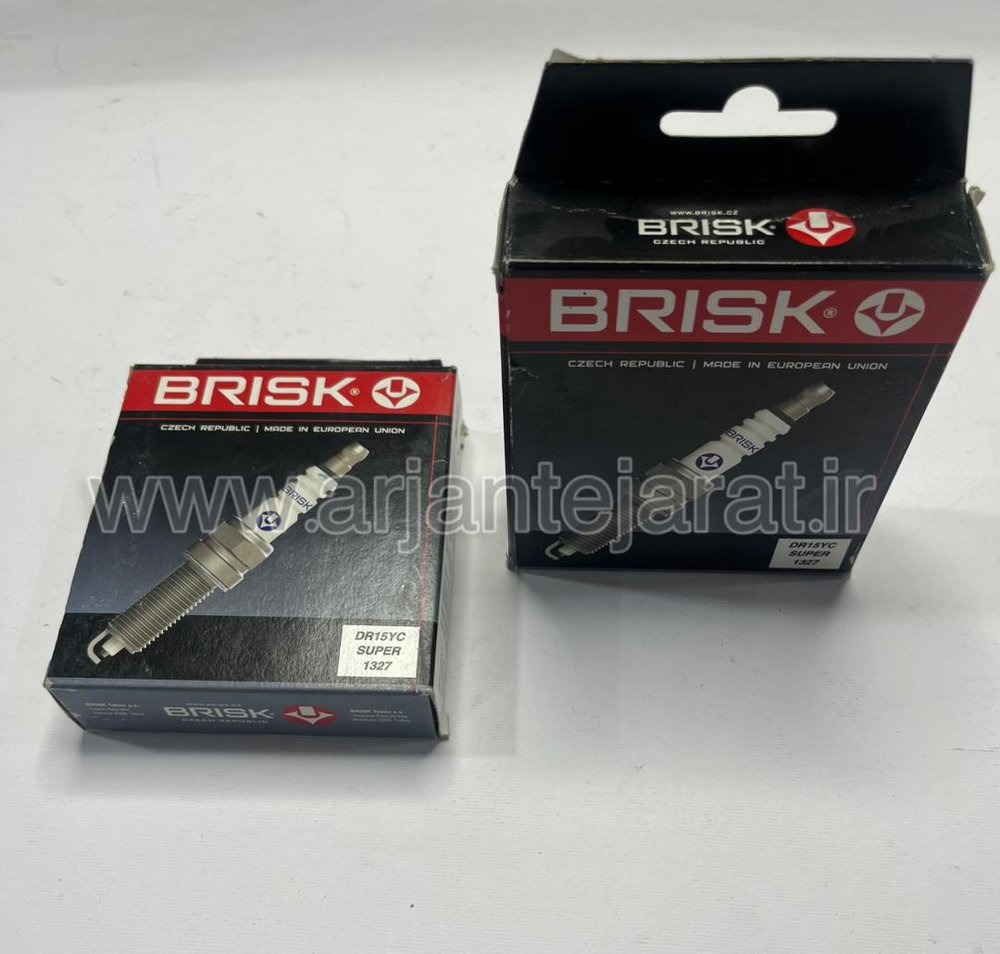 شمع Brisk کوتاه استاندارد نیکل چک اصلی\tDR15YC Super 1327