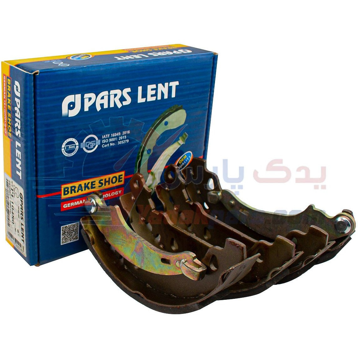 لنت عقب 206 تیپ 2 پارس آبی ا PARS LENT Brake Pads Rear PL 10480 For PEUGETO 206 Type2