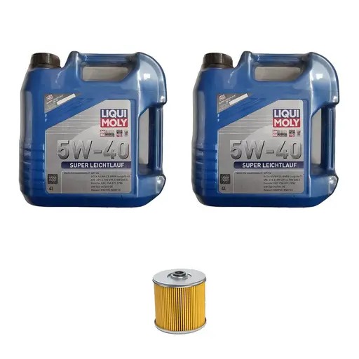 پکیج فیلتر روغن و روغن موتور 8 لیتری مخصوص مرسدس بنز E230 2007-2009