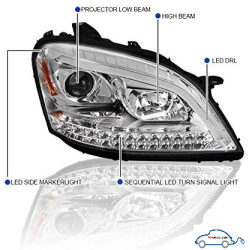 چراغ جلو BENZ ML W164