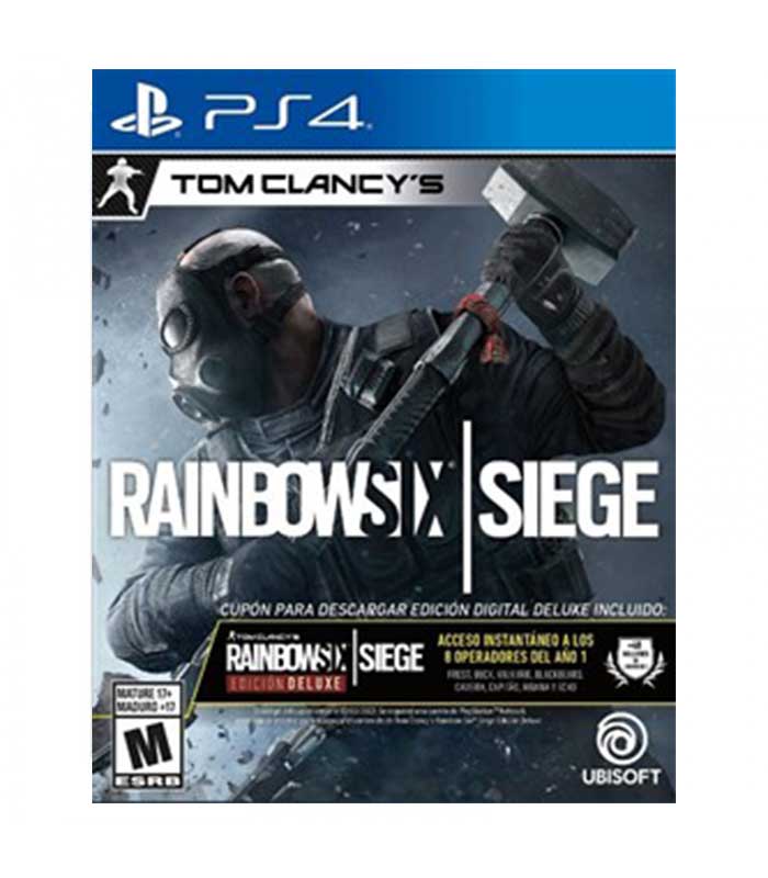دیسک بازی Rainbow Six Siege Deluxe Edition R ALL برای PS4 (کارکرده)