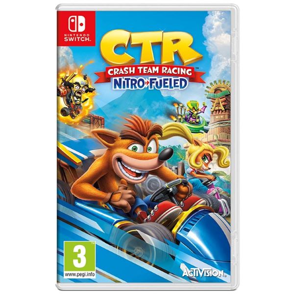 دیسک بازی Crash Team Racing Nitro-Fueled برای Nintendo Switch