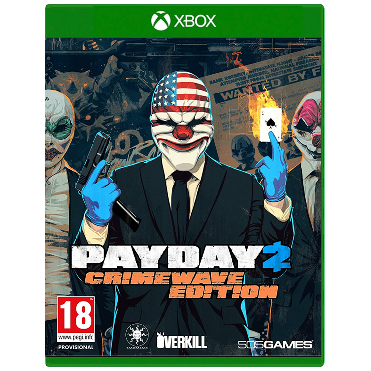 دیسک بازی Payday 2 نسخه Crimewave برای XBOX