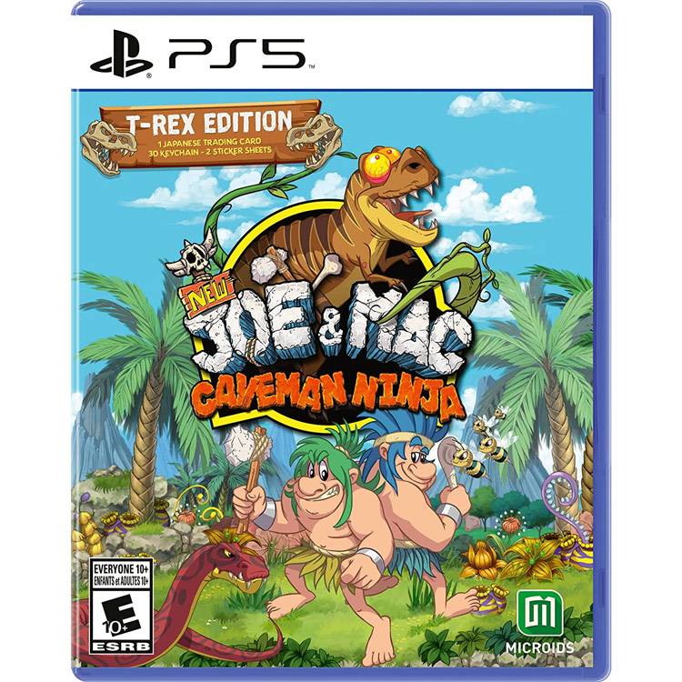دیسک بازی New Joe & Mac Caveman Ninja T-Rex Edition PS5