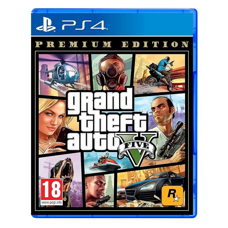 دیسک بازی Grand Theft Auto V: Premium Edition برای PS4 پلمپ