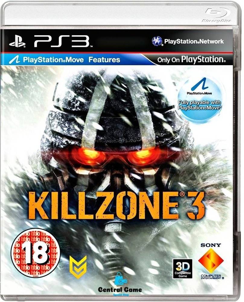 دیسک بازی Killzone 3 برای ps3 moveکارکرده