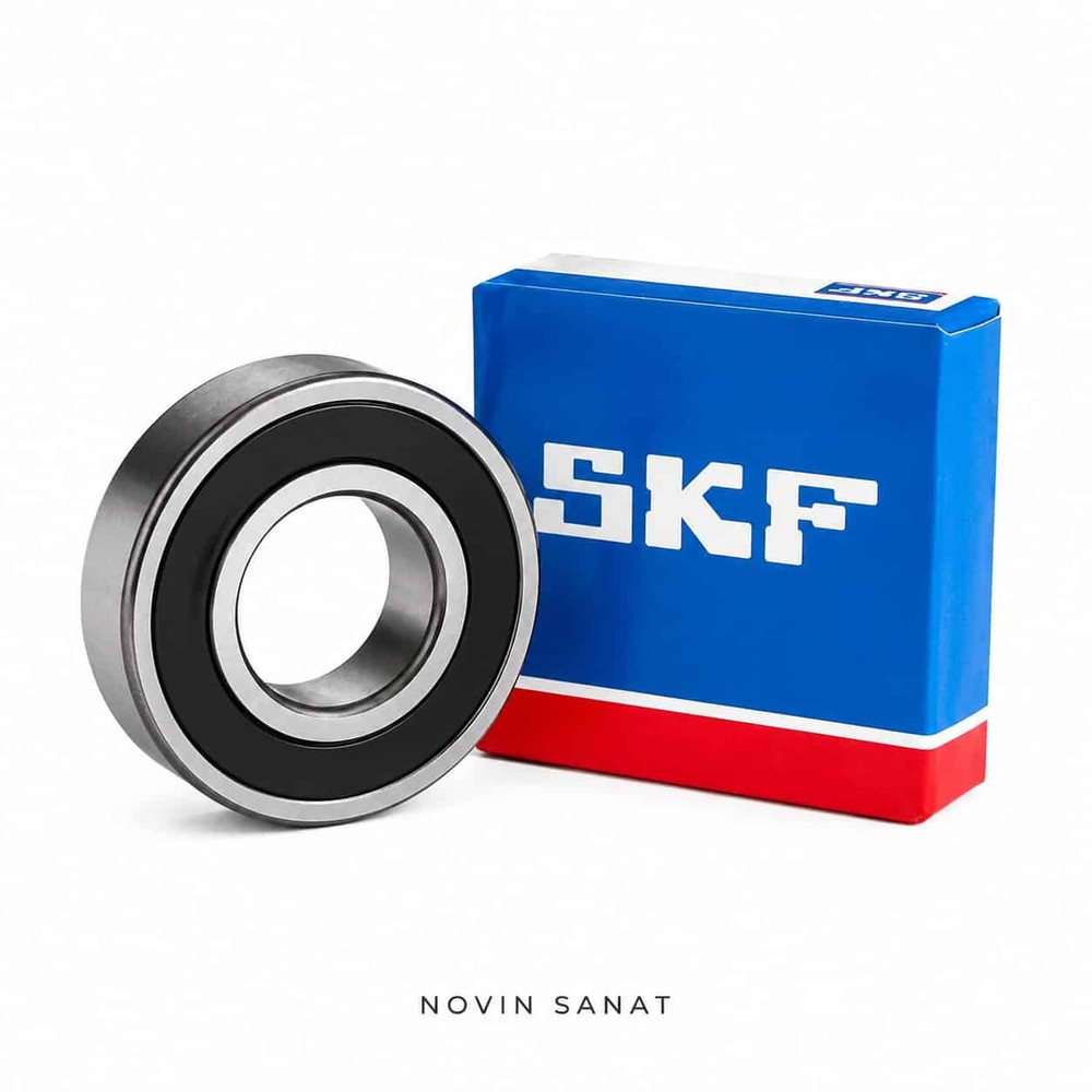 بلبرینگ 6004 SKF شیار عمیق واشر پلاستیکی (6004‑2RS)