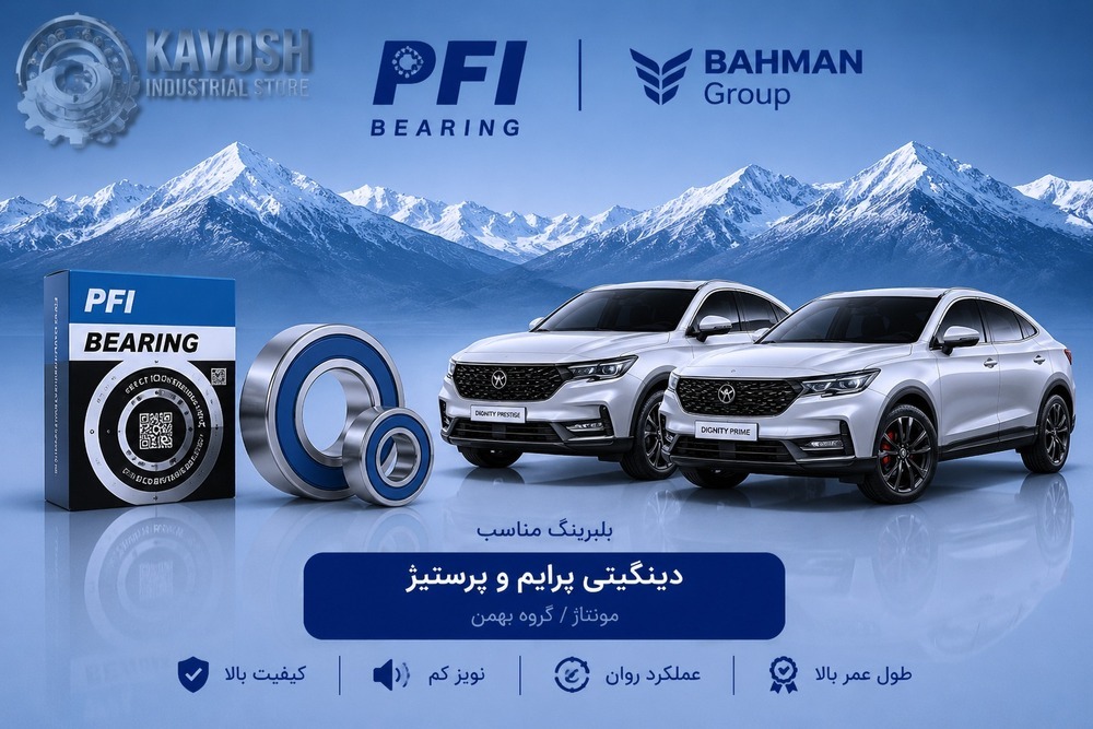 بلبرینگ دینام کوچک دیگنیتی پرایم پی اف آی کد 6202-2RS C3-PFI