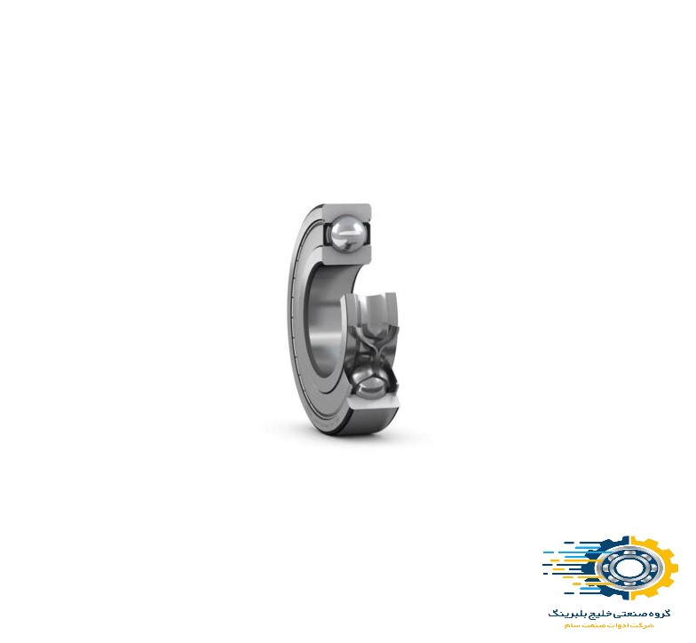 بلبرینگ شیار عمیق یک ردیفه SKF کد 6201-2Z