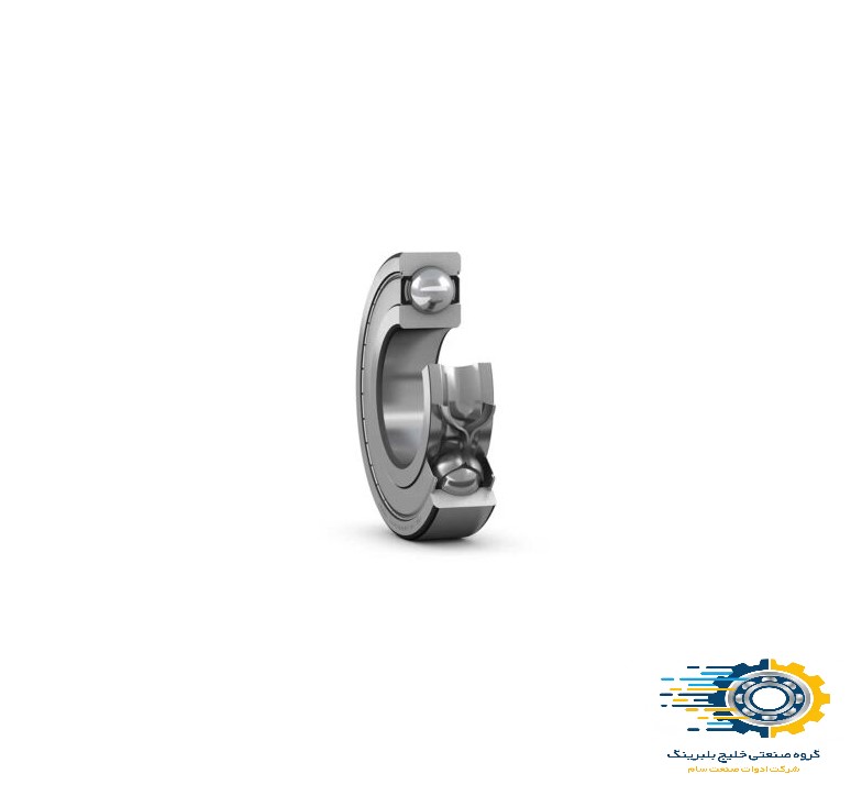 بلبرینگ شیار عمیق یک ردیفه SKF کد 6204-2Z/C3