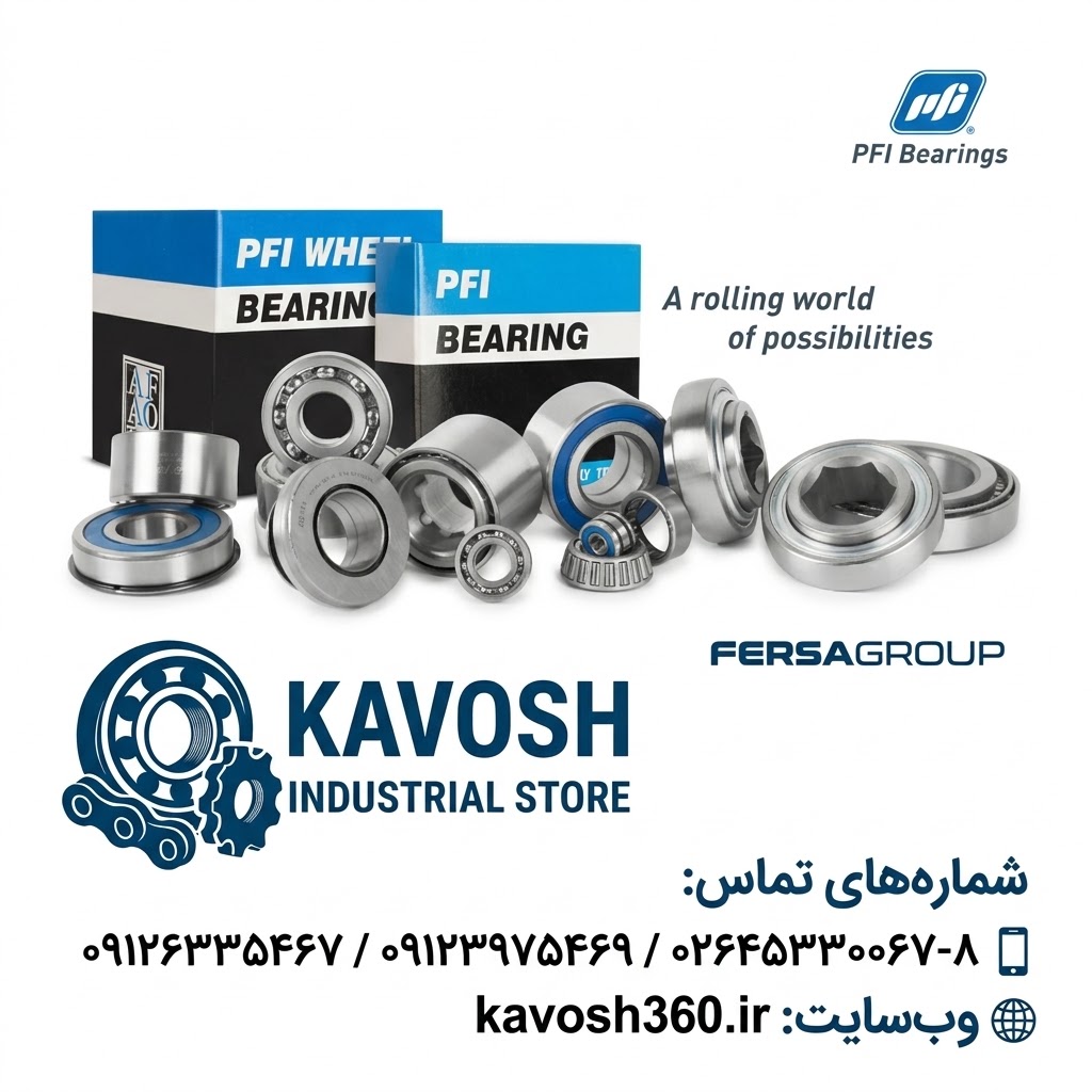 بلبرینگ شیار عمیق فوق عریض 62303 2RS C3 PFI دو طرف لاستیک لقی باز (ابعاد 19×47×17)
