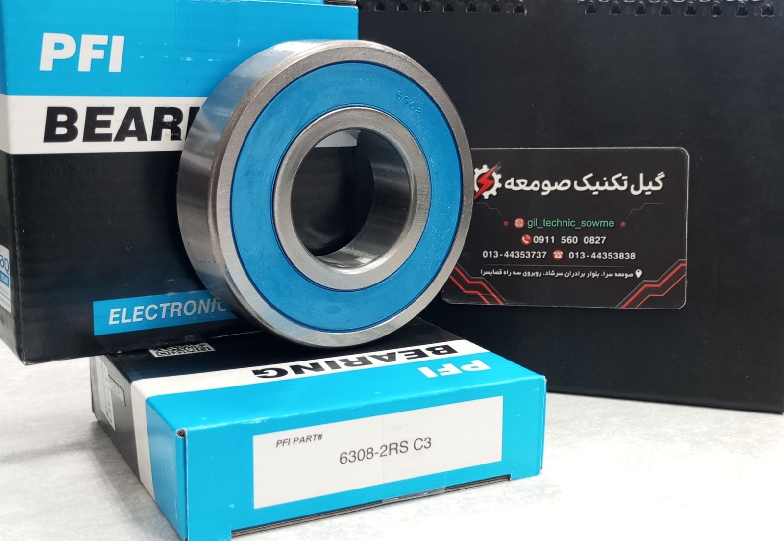بلبرینگ PFI 6308-2RS C3