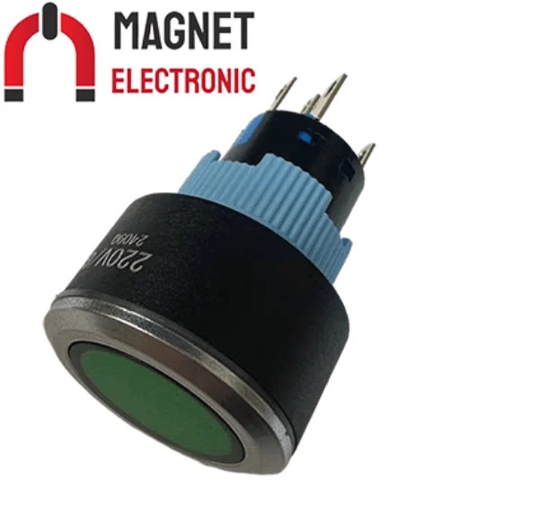 کلید A22-11SY-N-SB سبز 220V کد 1474