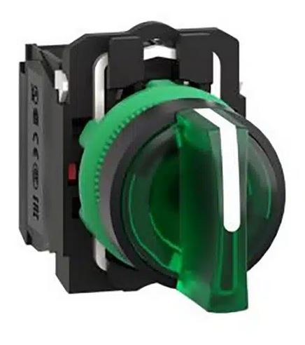 کلید دوطرفه ی فرمان چراغ دار رنگ سبز KACON مدل J2-5720G