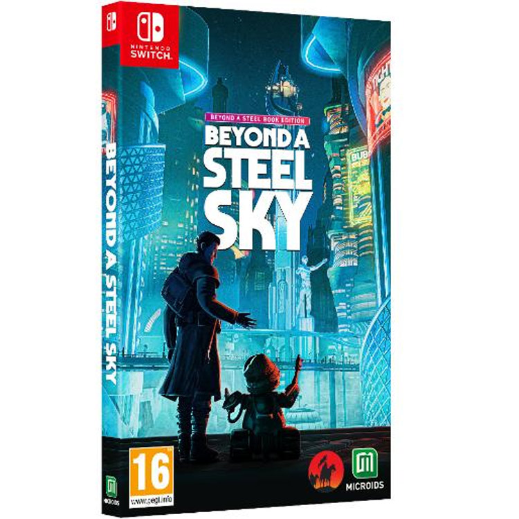 دیسک بازی Beyond a Steel Sky نسخه Beyond a Steelbook برای نینتندو سوییچ