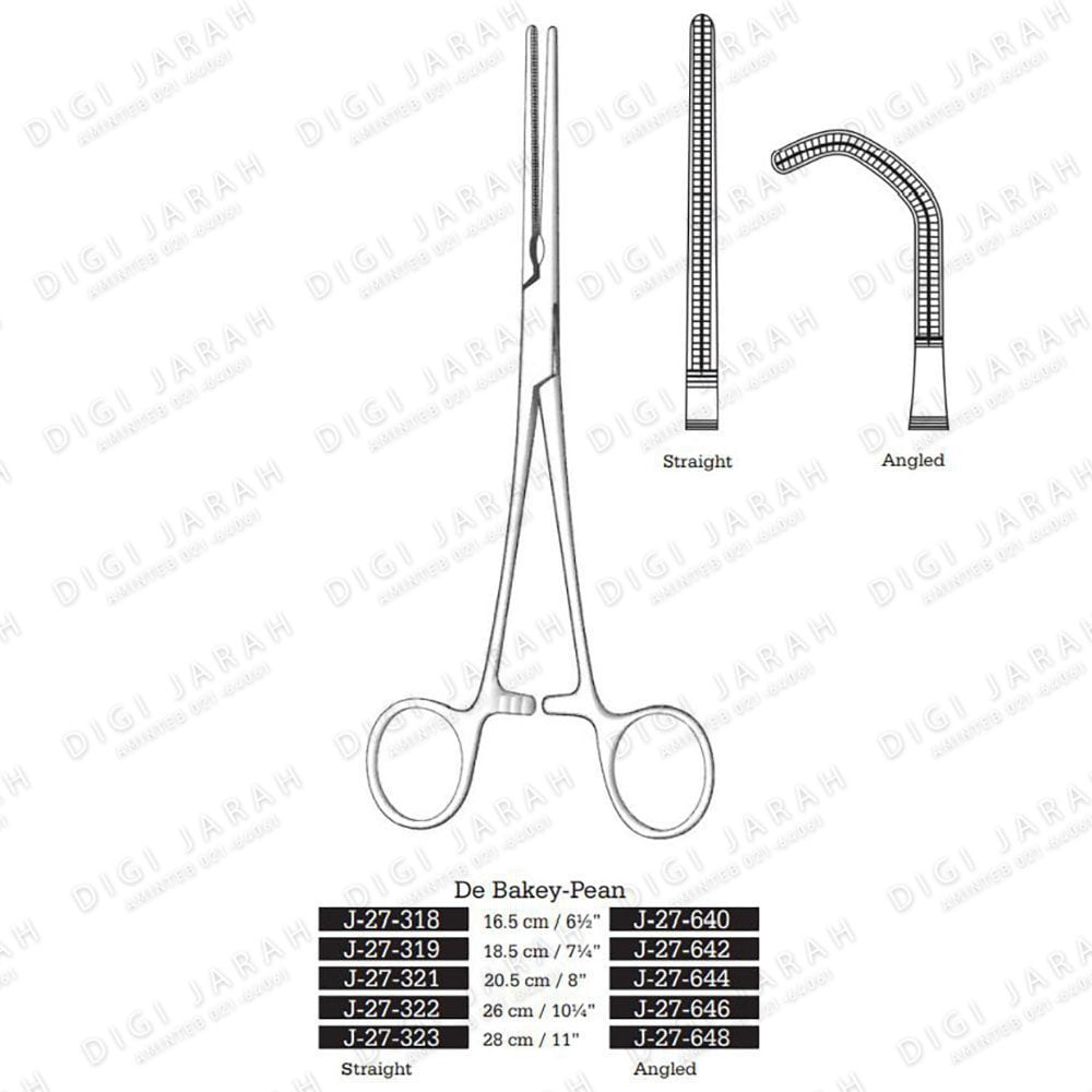 دوبیگی رایت انگل J-27-642 surgicon 18.5cm