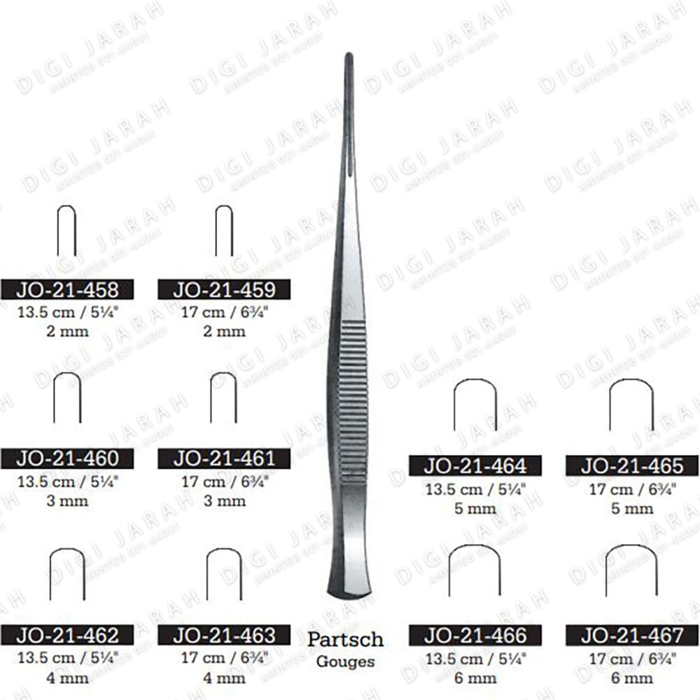 استوتوم گوژ JO-21-443-surgicon 3mm 17cm