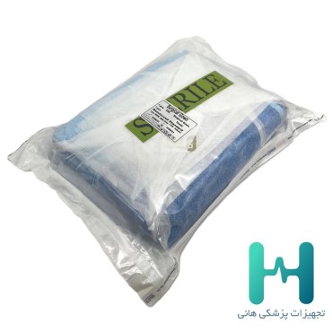 گان جراح استریل کامل لمینت xxl با حوله
