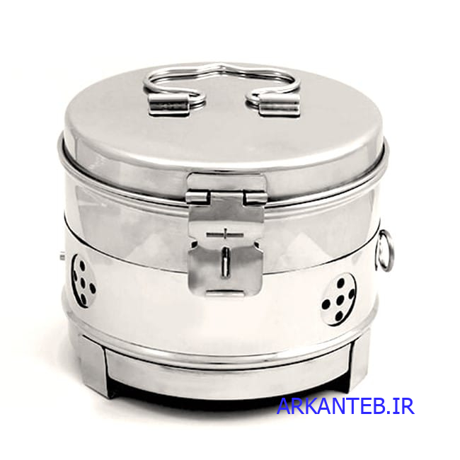بیکس استیل درب دار بزرگ سایز 30×30 ( ارسال از تهران )