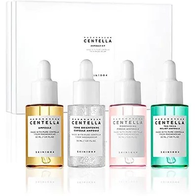 کیت 4 عددی آمپول های درمانی سنتلا ماداگاسکار SKIN1004 MADAGASCAR CENTELLA AMPOULE KIT