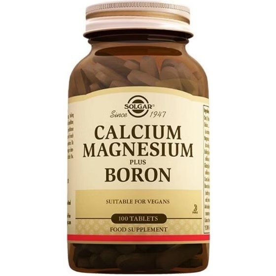 کلسیم منیزیم پلاس بور سولگارCAL MAG PLUS BORON 100 TAB exp 2028