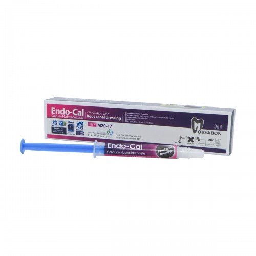 خمیر کلسیم هیدروکساید سرنگی مروابن – Endo-Cal Calcium Hydroxide Paste Morvabon