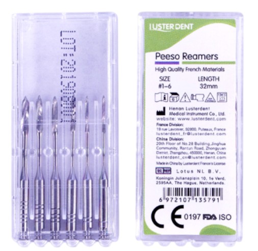 پیزو ریمر طول 32 Lusterdent Peeso Reamers