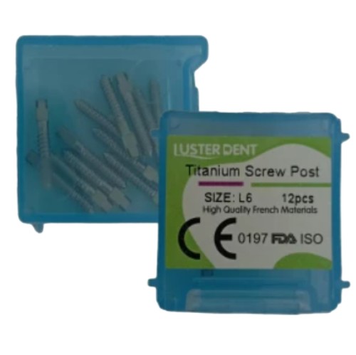 پین داخل کانال تیتانیومی لاستردنت Titanium Screw Post