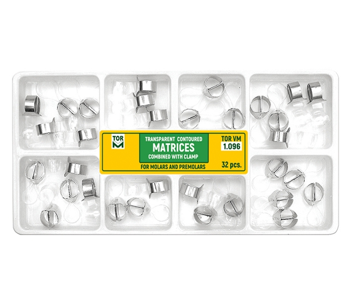 Tor VM - Transparent Contoured Matrices Combined with Clamp Kit
