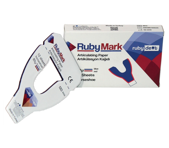 Incidental - 80 micron RubyMark Articulating Paper Horseshoe