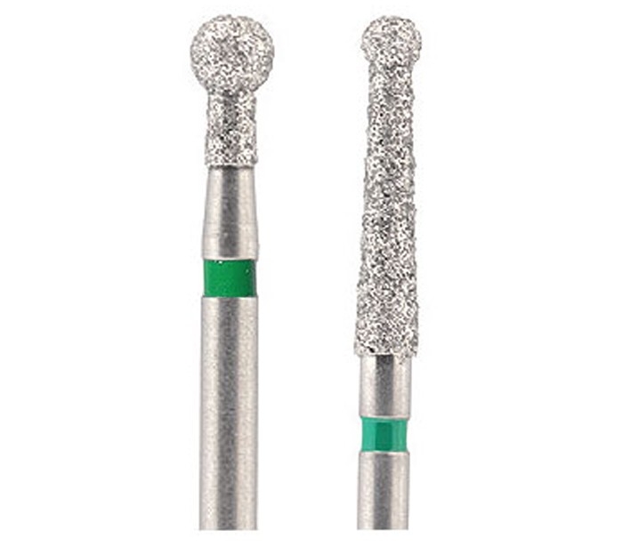 Meisinger - Diamond Burs - Round with Diamond Base - FG