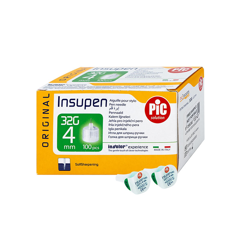 سر سوزن انسولین پیک سلوشن(PIC solution) 04 میلی متر گیج 32