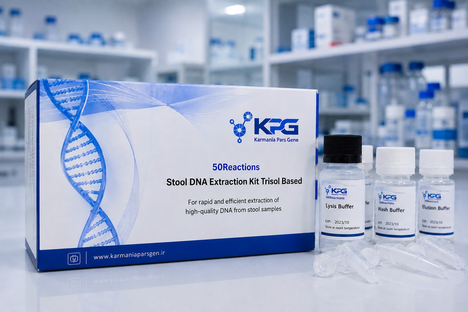 (50Reactions)Stool DNA Extraction Kit Trisol Based