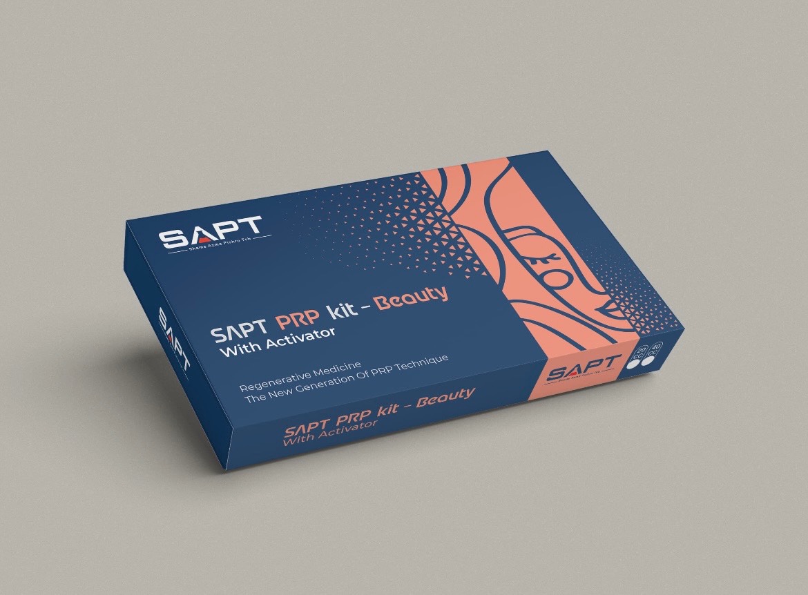 کیت prp زیبایی 40cc برند sapt
