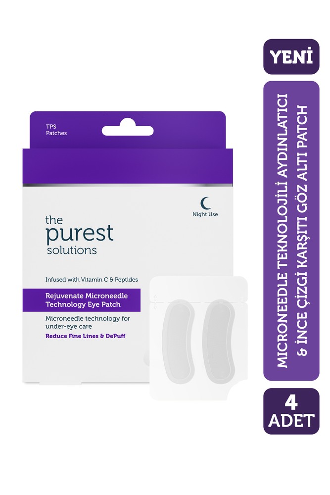 پچ زیر چشم روشن کننده و ضد چروک با فناوری میکرونیدل از برند Purest Solutions
