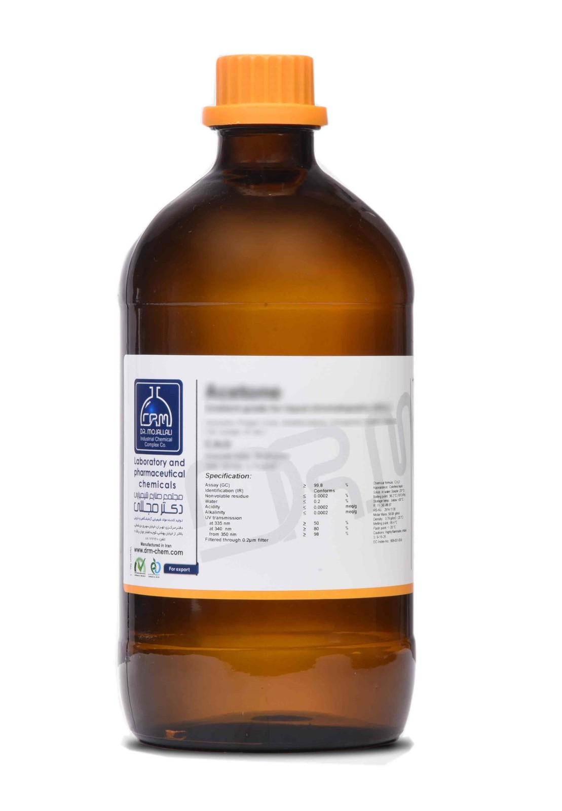 ان هگزان (Extra pure) 2/5لیتری شیشه ای دکتر مجللی
