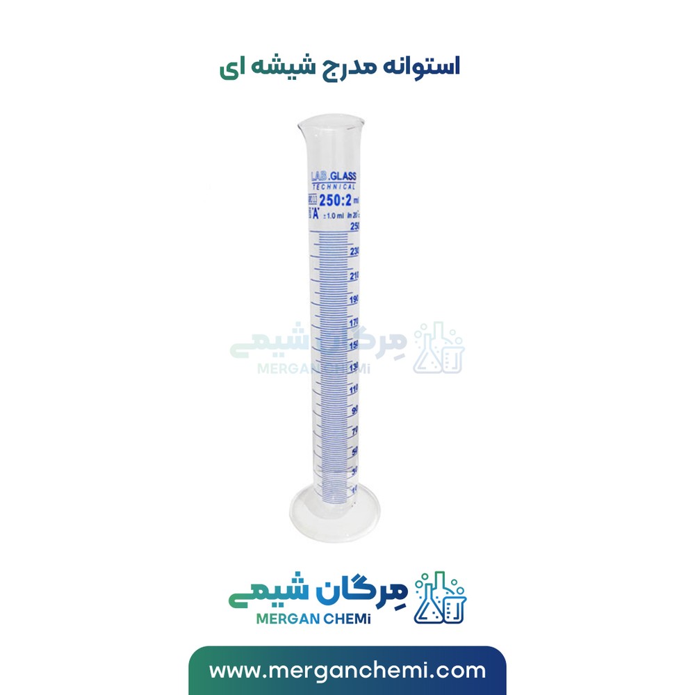 استوانه مدرج (مزور) پلاستیکی حجم 10 میلی لیتر