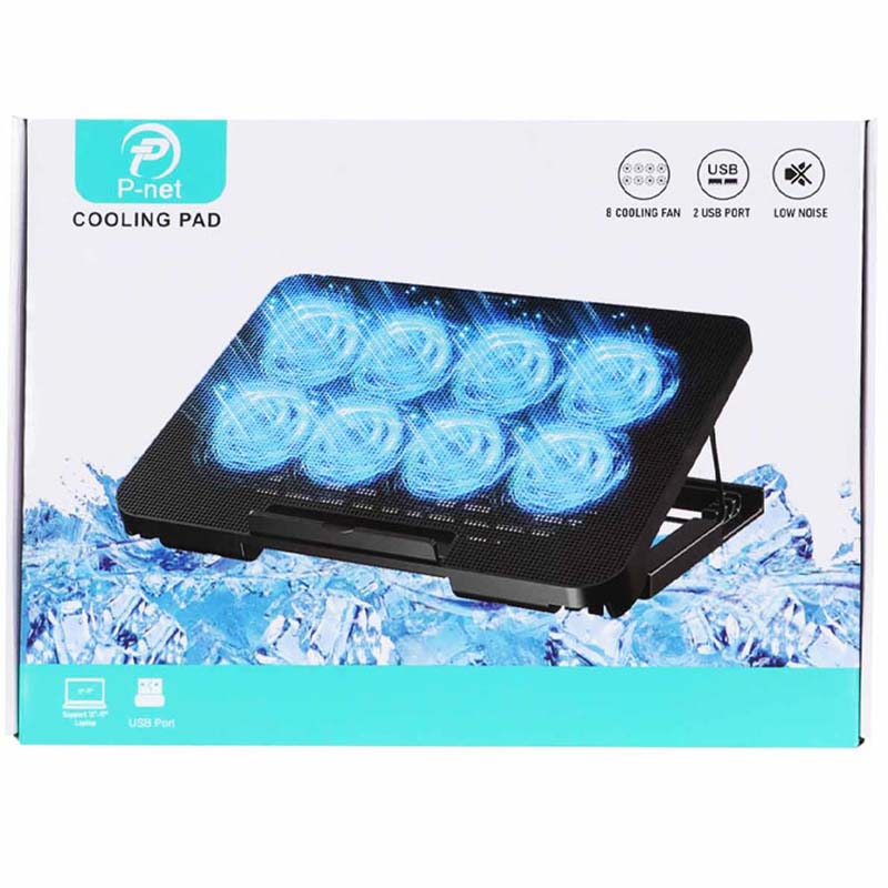کول پد لپ تاپ 8 فن پی نت P-net P800