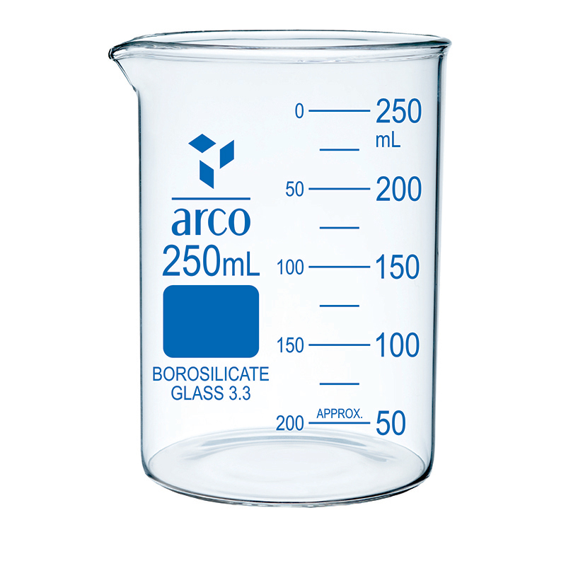 بشر شیشه ای کوتاه 250 میلی لیتریARCO